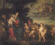 Anthony Van Dyck The Rest on the Flight into Egypt oil painting reproduction